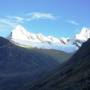 Pérou - L´Alpamayo a droite, la montagne de Paramount