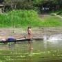 Pérou - baignade dans la rivière