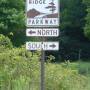 USA - Panneau Blue Ridge Parkway