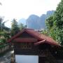 Laos - Vue de notre chambre...