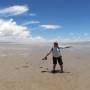 Argentine -  Chris dans la boue de la Laguna de Pozuelos
