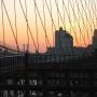 USA - Lever du soleil sur le pont de Brooklyn