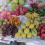 Viêt Nam - Etal de fruits typiques au marché
