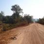Laos - La piste pour aller au village de Kiat Ngong
