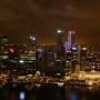 Singapour - Vue depuis le toit du Marina Bay Sand - Vista desde el hotel Marina Bay Sand