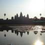 Cambodge - Temple d Angkor au petit matin