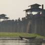 Birmanie - Amarapura - Pont U Bein (en tek)