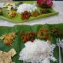 Malaisie - Repas malais-indien sur une feuille de banane