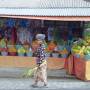 Indonésie - Stands de fruits sur la route