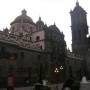 Mexique - La cathedrale de Puebla (qui etait destinee a la base a la ville de Mexico)