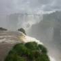 Les cascades d'Iguazu vues...