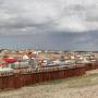 Mongolie - La ville traditionnelle.... ses yourtes et ses palissades en bois!