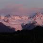 Nouvelle-Zélande - Coucher de soleil sur Fox Glacier