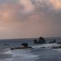 Nouvelle-Zélande - Coucher de soleil sur la cote ouest de l