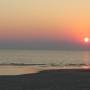 Canada - Coucher de soleil sur la plage de Sandbanks