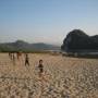 Laos - foot ball plage
