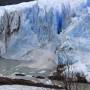 Chute de glaces au Perito Moreno