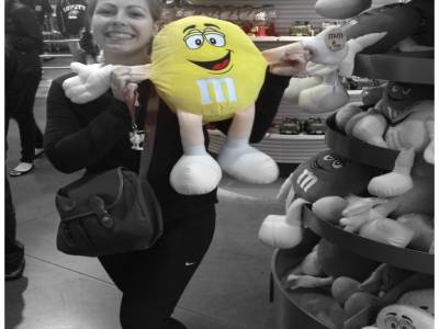 Cyrielle # M&M'S # NYC # Times Square