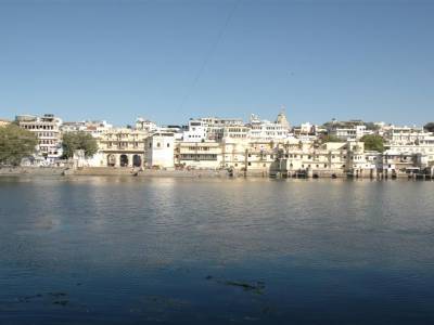 Udaipur vue du lac