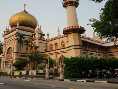 Mosquée du sultan, quartier arabe