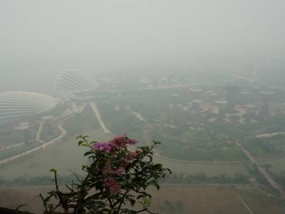 Vue de la chambre, Marina Bay Sand