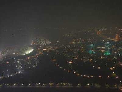 Vue de la chambre, Marina Bay Sand