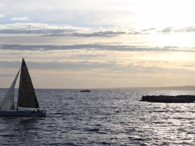 Le soir près du vieux port