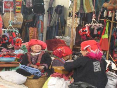 Dans le marche de Sapa