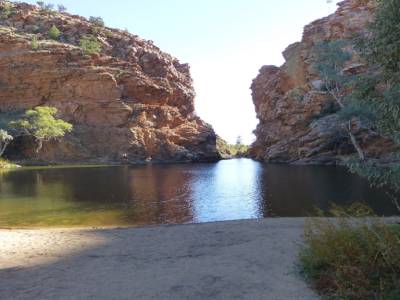 Sur la route de Glen Helen