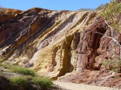 Une mine d'ocre 