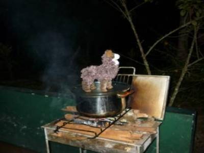 Pates au barbacoa