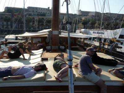 la decouverte du bateau