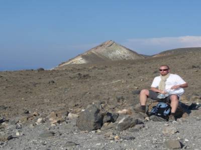 Nico sur le Vulcano