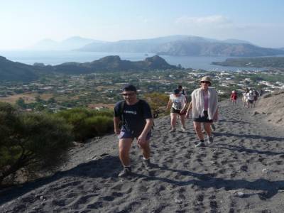 Montee sur Vulcano
