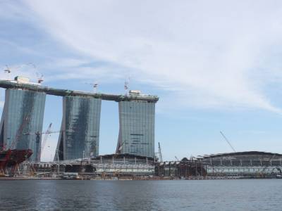 Mega construction à Singapour