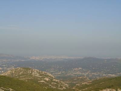 Marseille , vu de loin , col de l espigoulier