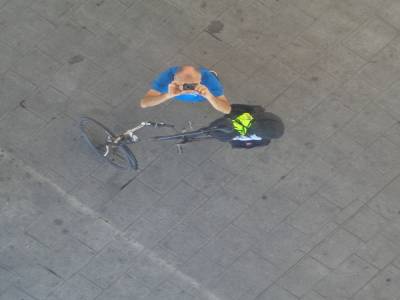 Ma bicyclette et je , vieux port , Marseille 