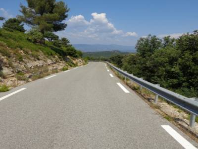 Chaude montée après Coudoux