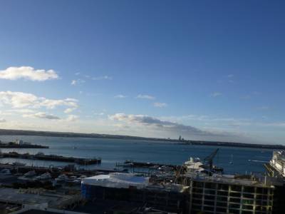 Auckland - la vue sur la baie