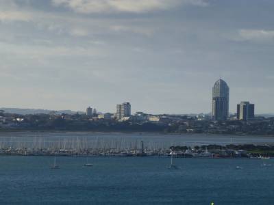Auckland - la vue sur la baie encore