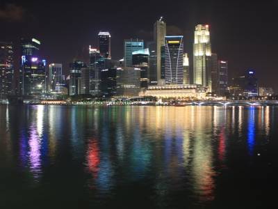 Singapour la nuit