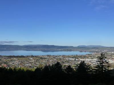 Vue de Roturoa depuis le skyline