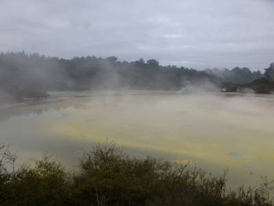 Wai o Tapu - Lac de couleur