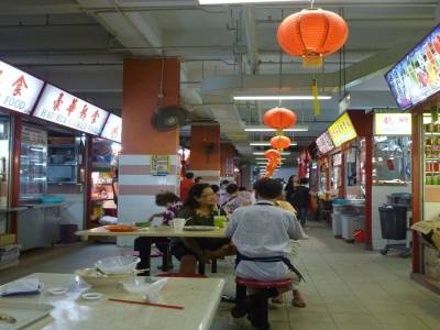 Food stall dans Chinatown