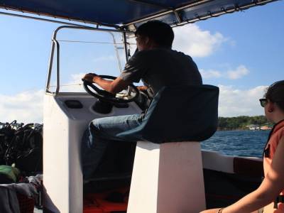 En route vers l'île de Mabul
