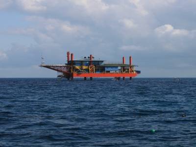 Une platforme pétrolière transformée en hostel