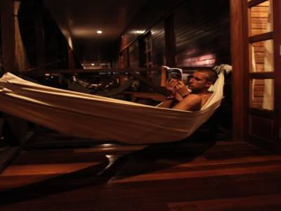 Relaxation sur le balcon