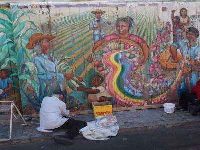San Francisco - peintures murales dans Mission District