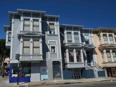 San Francisco et ses maisons colorées