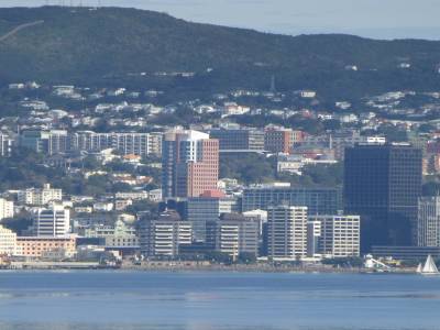 Wellington vue du ferry